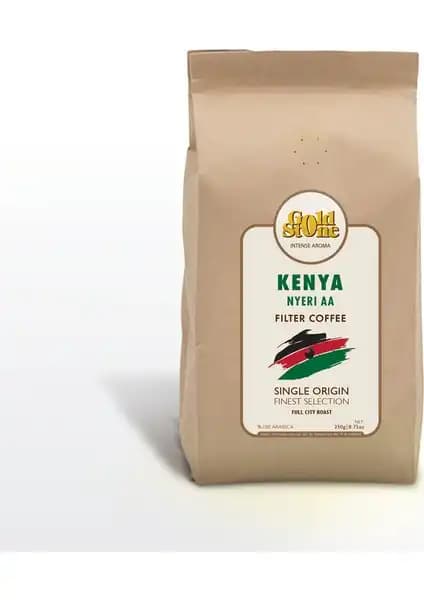 Gold Stone Kenya Nyeri AA Filtre Kahve 250 Gr Yüksek Kalite ve Zengin Aromalar