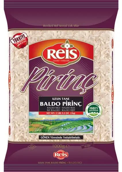 Gönen Baldo Pirinç 1 kg: Türk Mutfağında Lezzet ve Kalitenin Temsilcisi