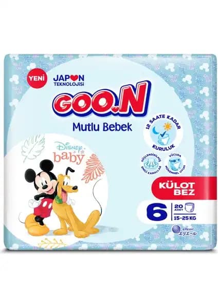 Goo.N Mutlu Bebek 6 Numara Külot Bebek Bezi İncelemesi ve Kullanıcı Yorumları