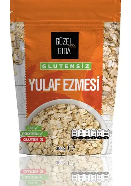 Güzel Ada Gıda Glutensiz Yulaf Ezmesi 300 Gr Sağlıklı ve Doğal Alternatif