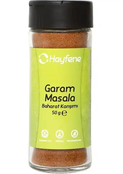 Hayfene Garam Masala 50 gr: Evde Hint Mutfağı Deneyimi İçin Uygun Baharat Karışımı