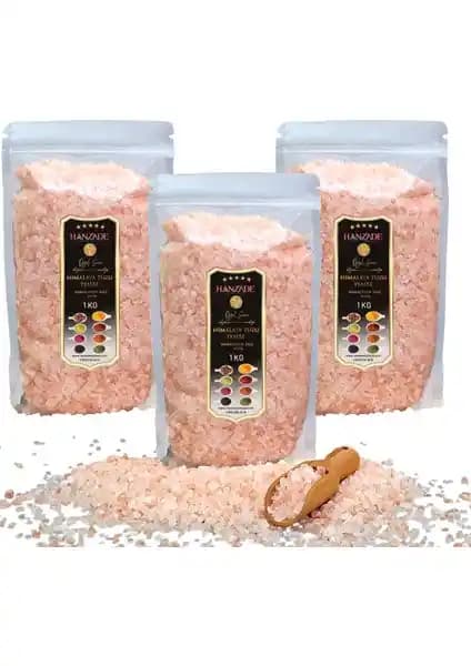 Himalaya Pembe Himalaya Tuzu Granül 1 kg x 3 Adet Doğal Mineralli Sağlıklı Seçenek