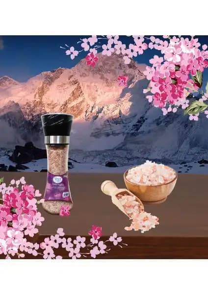 Himalaya Pembe Tuz 200 Gr Değirmen Doğal Mineralli Sağlıklı Gıda Seçeneği