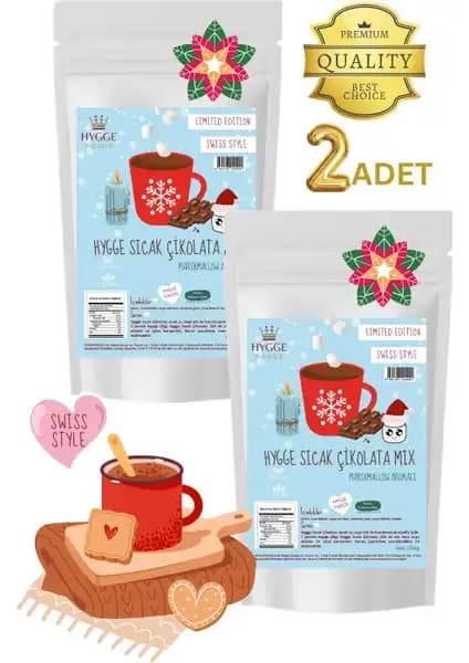 Hygge Foods Swiss Style Sıcak Çikolata Mix Marshmallow Aromalı Ürün Tanıtımı ve Özellikleri