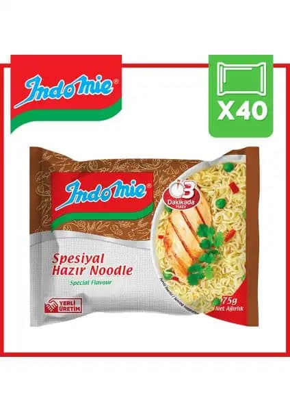 Indomie 40'lı Spesyal Hazır Noodle Koli: Hızlı ve Lezzetli Öğün Seçeneği