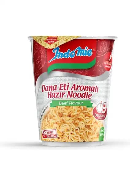 Indomie Bardak Dana Eti Aromalı Noodle: Hızlı ve Pratik Öğünler İçin Uygun Seçenek