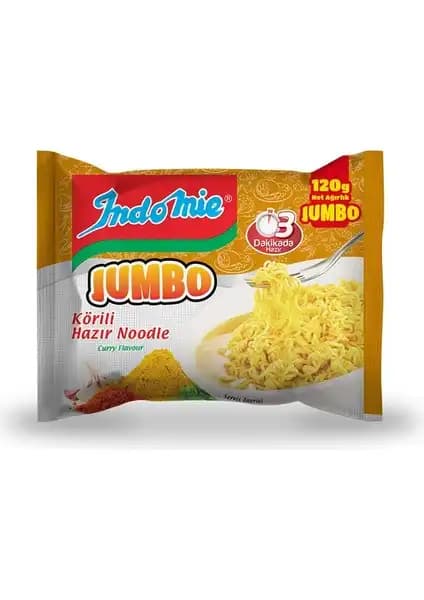 Indomie Jumbo Köri Aromalı Hazır Noodle: Hızlı ve Lezzetli Bir Atıştırmalık Seçeneği
