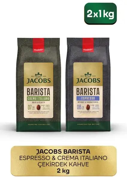 Jacobs Barista Çekirdek Kahve Avantajlı Paket ile Evde Profesyonel Kahve Deneyimi