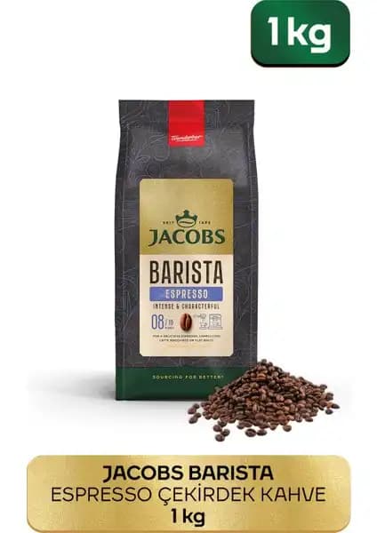 Jacobs Barista Editions Çekirdek Kahve Espresso - Yüksek Kalite ve Zengin Aromayla Kahve Keyfi