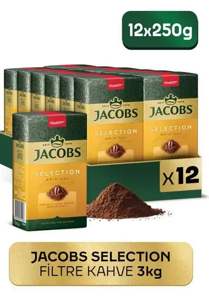 Jacobs Selection Filtre Kahve: Zengin Aroması ve Dengeli Lezzetiyle Kahve Deneyimi