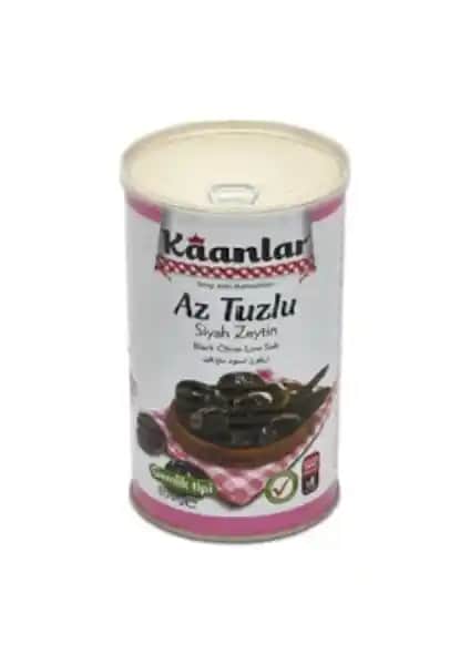 Kaanlar 800 Gr Az Tuzlu Doğal Siyah Zeytin Sağlıklı ve Lezzetli Bir Seçenek