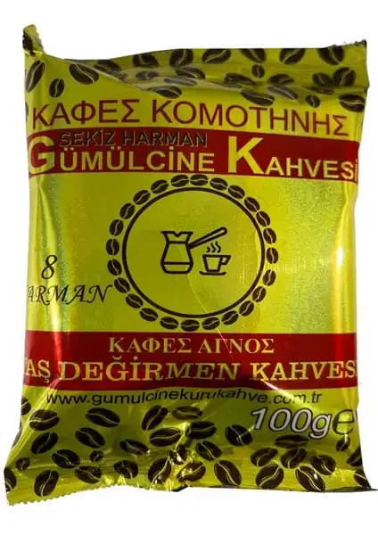 Kafes Komotinis Sekiz Harmanlı Gümülcine Türk Kahvesi 100g, Geleneksel ve Özel Harman İle Lezzet