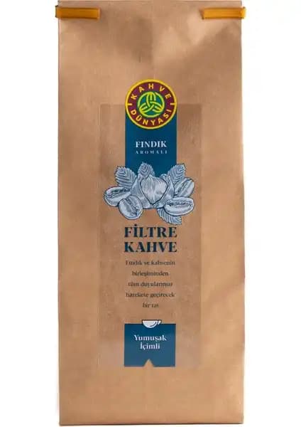 Kahve Dünyası Fındıklı Filtre Kahve 250g Çekirdek Aromalı ve Enerji Verici Seçenek