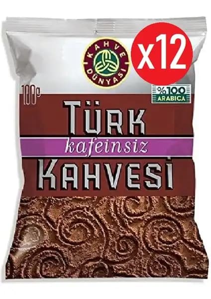 Kahve Dünyası Kafeinsiz Türk Kahvesi: Sağlıklı ve Doğal Kahve Seçeneği
