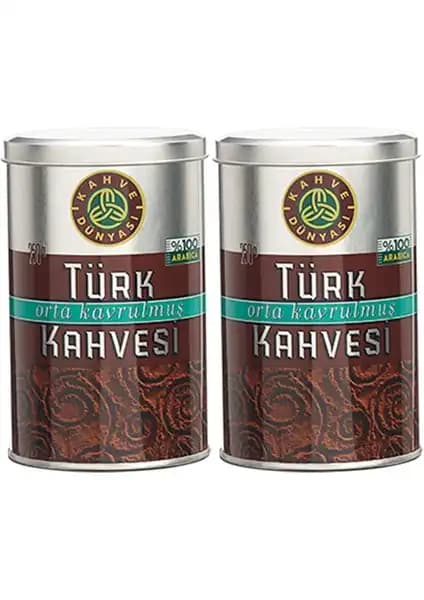 Kahve Dünyası Orta Kavrulmuş Türk Kahvesi: Zengin aroması ve geleneksel lezzetleriyle öne çıkan kahve seçeneği
