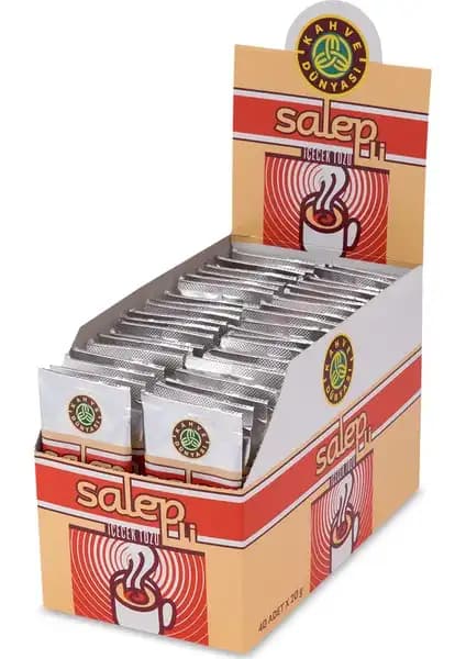 Kahve Dünyası Salep Tek Kullanımlık 40'lı Paket ile Geleneksel Türk Lezzetini Pratikçe Deneyimleyin