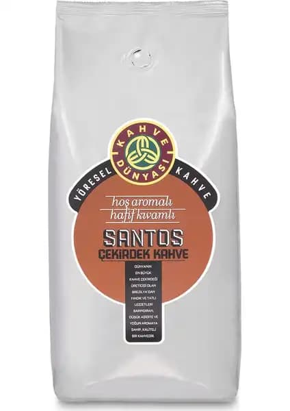 Kahve Dünyası Santos Kavrulmuş Çekirdek: Zengin Aromalı ve Sağlıklı Kahve Seçeneği