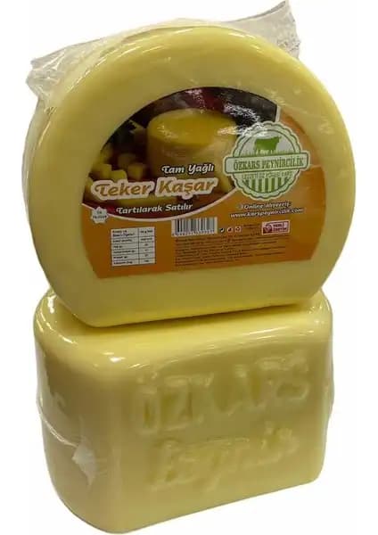 Kars Kaşarı 2 kg Tekerlek - Doğal ve Geleneksel Üretimle Lezzetli Peynir