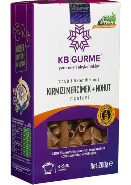 Kb Gurme Glutensiz Vegan Kırmızı Mercimek ve Nohut Makarna Ürünü Tanıtımı