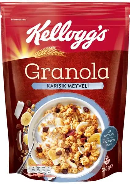 Kellogg's Granola Meyveli: Sağlıklı ve Lezzetli Kahvaltı Seçeneği