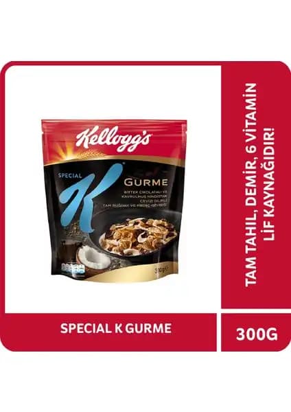 Kellogg's Special K Bitter Çikolatalı ve Hindistan Cevizi Dilimli 300 Gr Sağlıklı Atıştırmalık