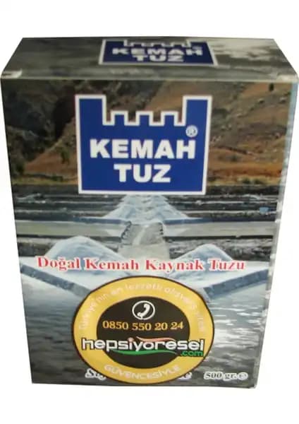 Kemah Tuzu Erzincan'ın Doğal ve Geleneksel Saf Tuz Çeşidi 500 Gramlık Paketle Sunuluyor