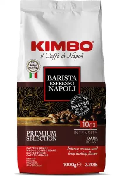 Kimbo Barista Espresso Napoli Çekirdek Kahve: Yüksek Kalite ve Yoğun Aromaya Sahip Kahve Deneyimi