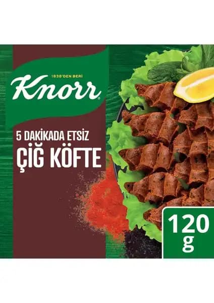 Knorr 5 Dakikada Etsiz Çiğ Köfte: Pratik ve Lezzetli Tarif Alternatifi