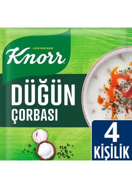 Knorr Düğün Çorbası 4 Kişilik Pratik ve Lezzetli Hazır Çorba Seçeneği