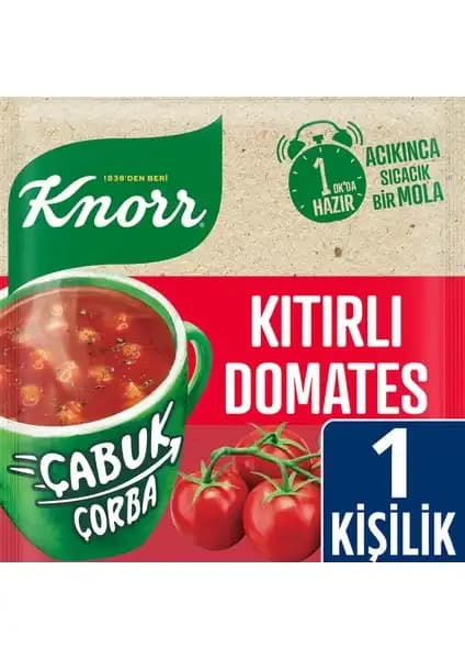 Knorr Kıtırlı Domates Çorbası: Hızlı ve Lezzetli Pratik Çorba Alternatifi