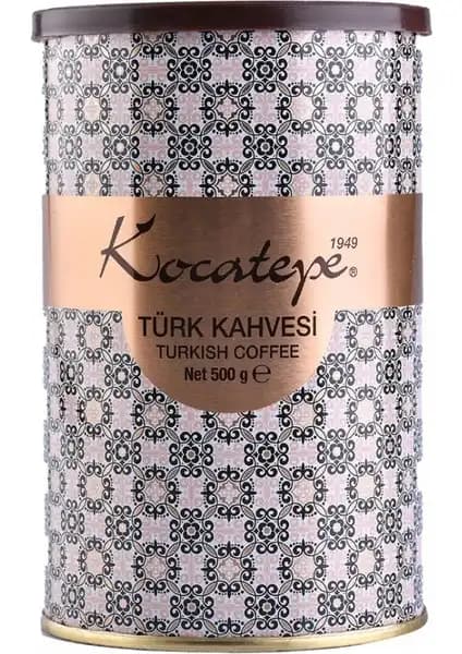 Kocatepe Türk Kahvesi 500g Teneke: Geleneksel ve Dengeli Aromaya Sahip Kahve Seçeneği