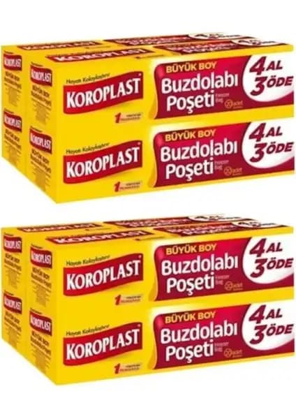 Koroplast Büyük Boy Buzdolabı Poşeti ile Mutfakta Pratik ve Hijyenik Saklama Çözümleri