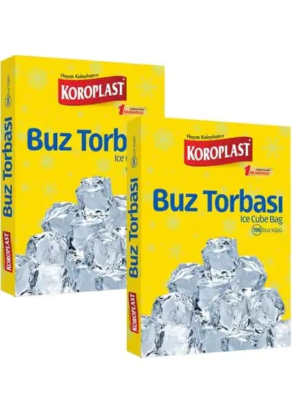Koroplast Buz Torbası 196 Küp Pratik ve Hijyenik Buz Yapım Aksesuarı