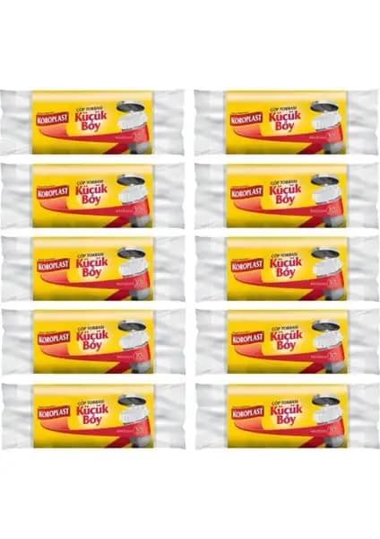 Koroplast Güçlü Küçük Boy 30LU Çöp Torbası - Dayanıklı ve Pratik Temizlik Çözümü
