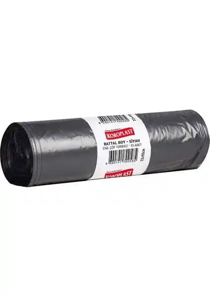 Koroplast Horeca Battal Boy Siyah Çöp Poşeti Geniş Hacim ve Dayanıklılık Özelliğiyle