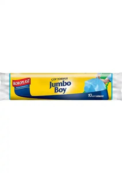 Koroplast Jumbo Boy Çöp Torbası 80x110 cm dayanıklı ve geniş hacimli çöpler için ideal