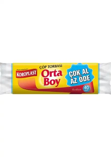 Koroplast Orta Boy Çöp Torbası: Pratik ve Güvenilir Temizlik Çözümü
