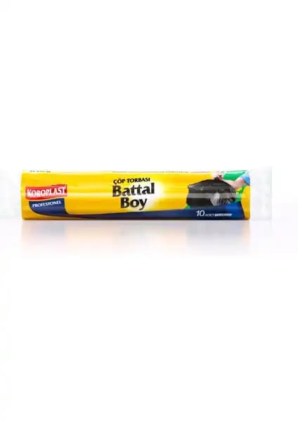 Koroplast Profesyonel Battal Boy Çöp Poşeti Geniş Hacim ve Yüksek Kalite ile Güvenli Çöp Saklama