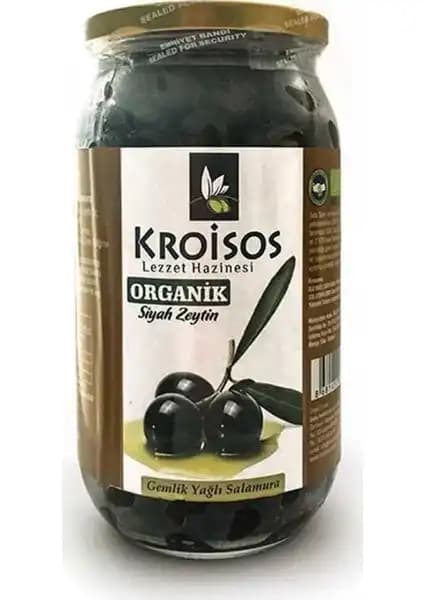 Kroisos Organik Siyah Zeytin: Doğal ve Kaliteli Organik Zeytin Ürünü
