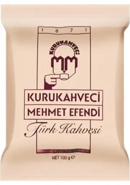 Kurukahveci Mehmet Efendi Türk Kahvesi 100 gr ile geleneksel lezzeti deneyimleyin