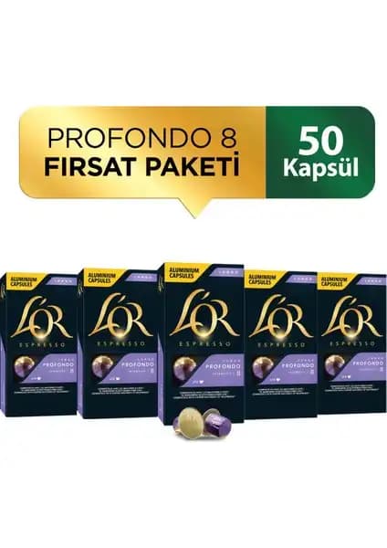 L'or Lungo Profondo Intensity 8 Kapsülleri ile Yoğun ve Aromatik Kahve Deneyimi