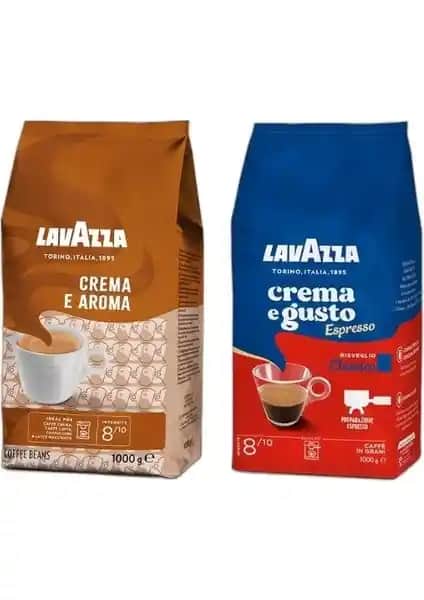 Lavazza Crema E Aroma ve Crema E Gusto Çekirdek Kahve Seti: Kalite ve Aromanın Buluşması