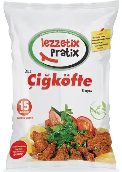Lezzetix Pratix Etsiz Çiğ Köfte Harcı: Sağlıklı ve Pratik Tarifler İçin Uygun Ürün