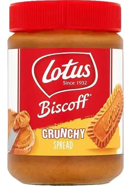 Lotus Biscoff Crunchy Karamelize Bisküvi Ezmesi 380g Sürülebilir Tatlı Atıştırmalık