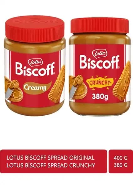 Lotus Biscoff Spread Orijinal ve Crunchy: Tatlı ve Kahvaltı İçin Lezzetli Alternatifler