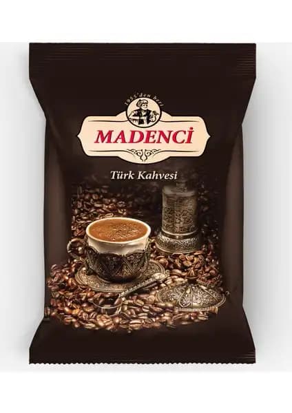 Madenci Türk Kahvesi 100 Gr. Geleneksel Lezzetin Modern Sunumu ve Uzun Süre Tazelik