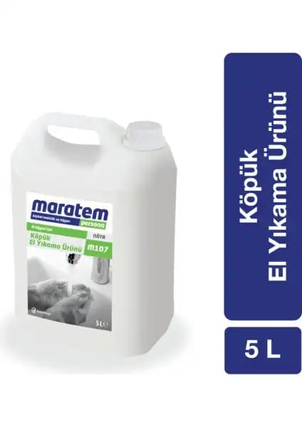 Maratem M107 Köpük El Yıkama Ürünü: Ekonomik ve Cilt Dostu Hijyen Çözümü