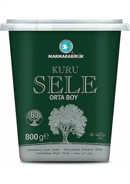 Marmarabirlik 3XS Doğal Kuru Sele Siyah Zeytin Kaliteli ve Sağlıklı Lezzet