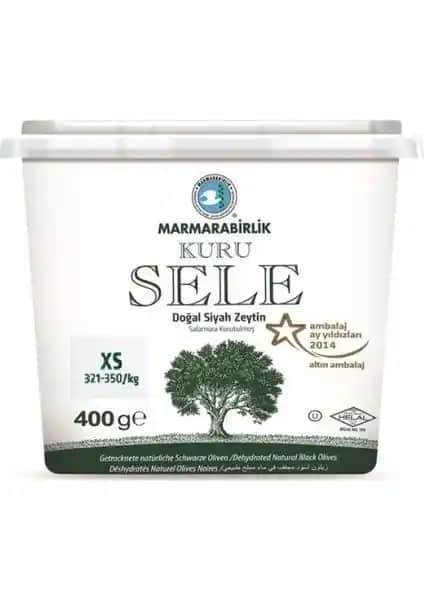 Marmarabirlik Kuru Sele Siyah Zeytin 400g Sağlıklı ve Doğal Lezzet Seçeneği