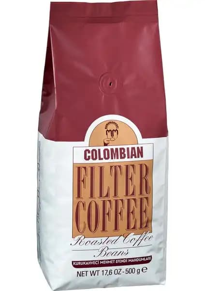 Mehmet Efendi Colombian 500g Çekirdek Filtre Kahve ile Zengin ve Güçlü Kahve Deneyimi
